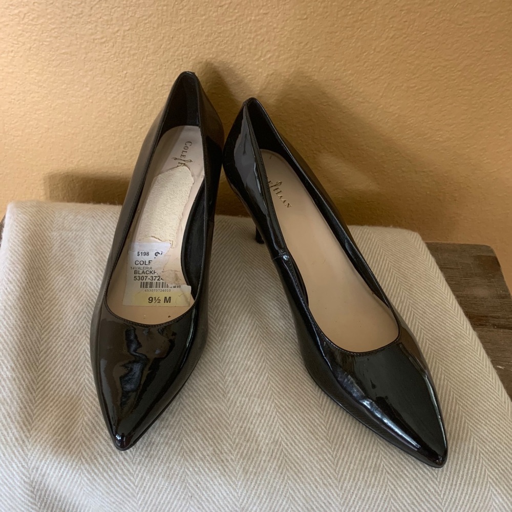 NWT Cole Haan Patent Leather Pointed Toe Pump